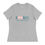 Thumbnail: Women's Relaxed T-Shirt w/Pink Flowers and Tagline