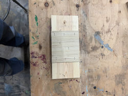 Battend butt joint
