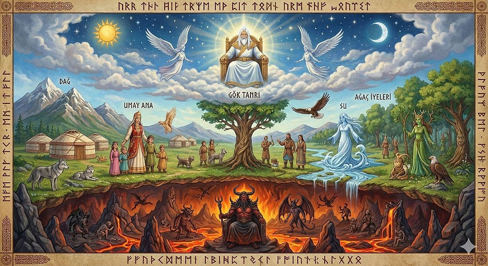 Türk Mitolojisinin Kültleri, Türk Mitolojisi Tanrıları ve Türk Dünyasındaki Çeşitlenmeleri