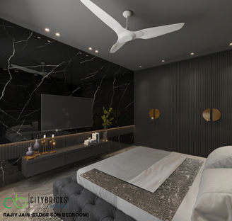 Mr Rajiv Jain_Elder Son Bedroom_TV wall.jpg