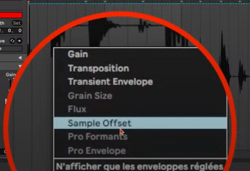 Warp et Sample Offset