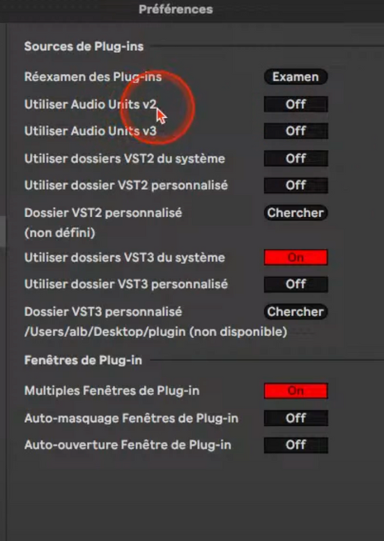 Comment gérer les Plugins externes dans Live (VST,AU)