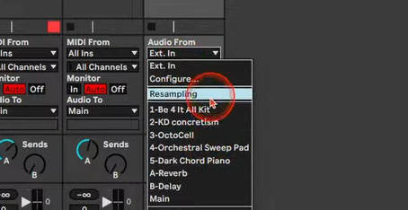 Réunir plusieurs pistes en une seule : Resampling