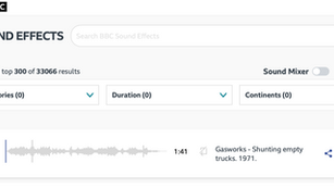 La banque de sons de la BBC