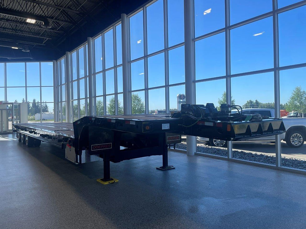 2023 Doepker Tridem 55' Sliding Axle Equipment Trailer