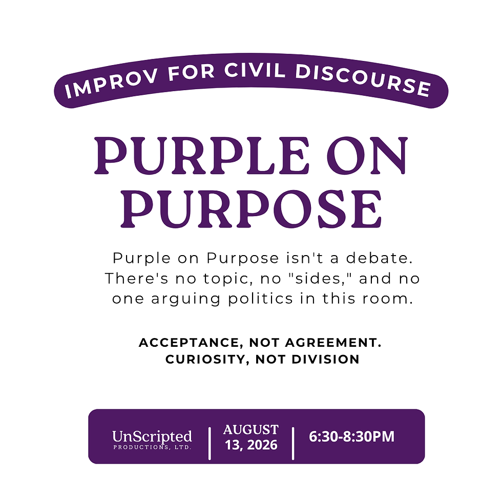 Purple on Purpose: Improv for Civil Discourse