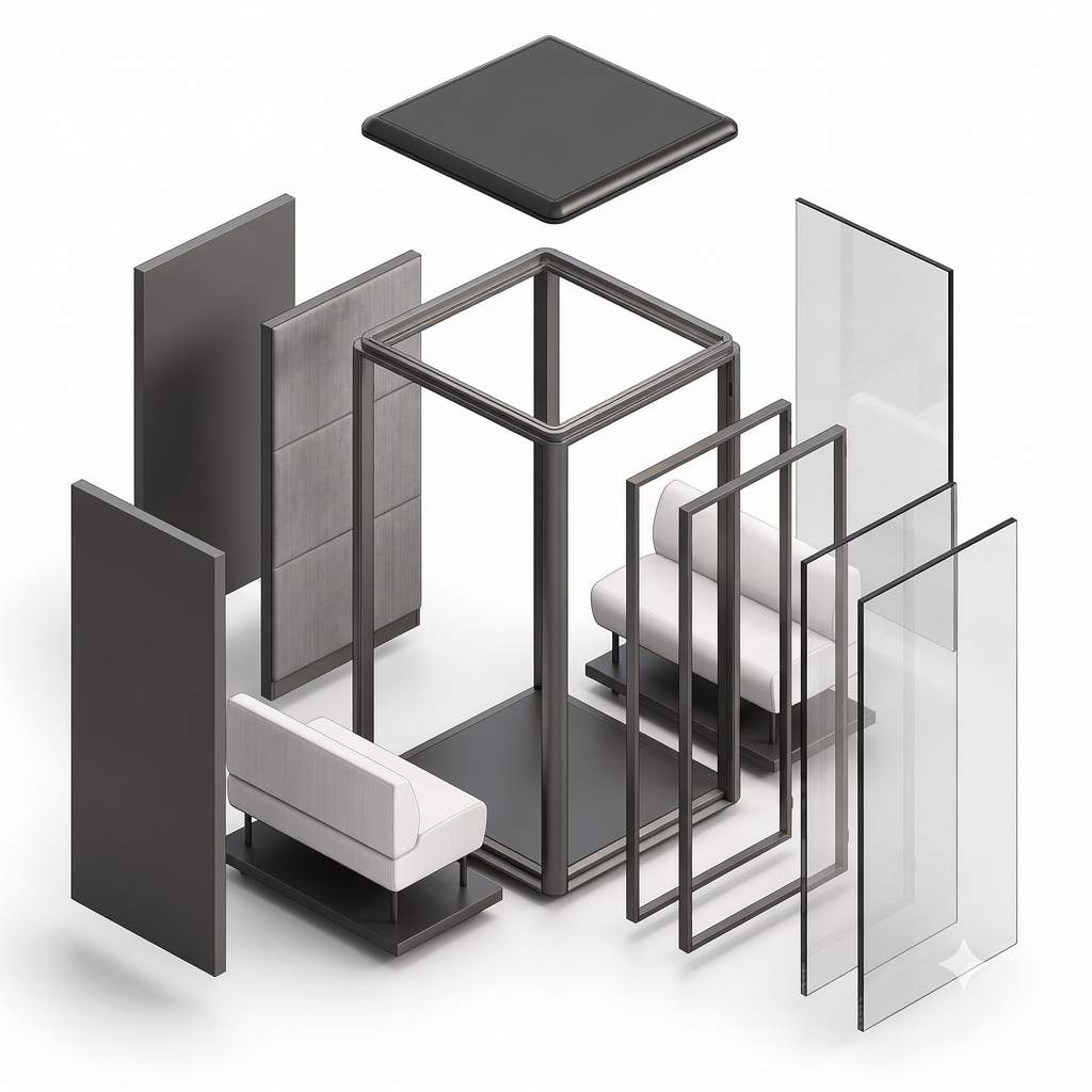 modular office pods by wamspaces India