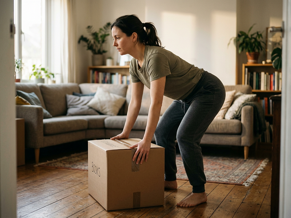 How to Lift Heavy Items More Comfortably with Chiropractic Tips