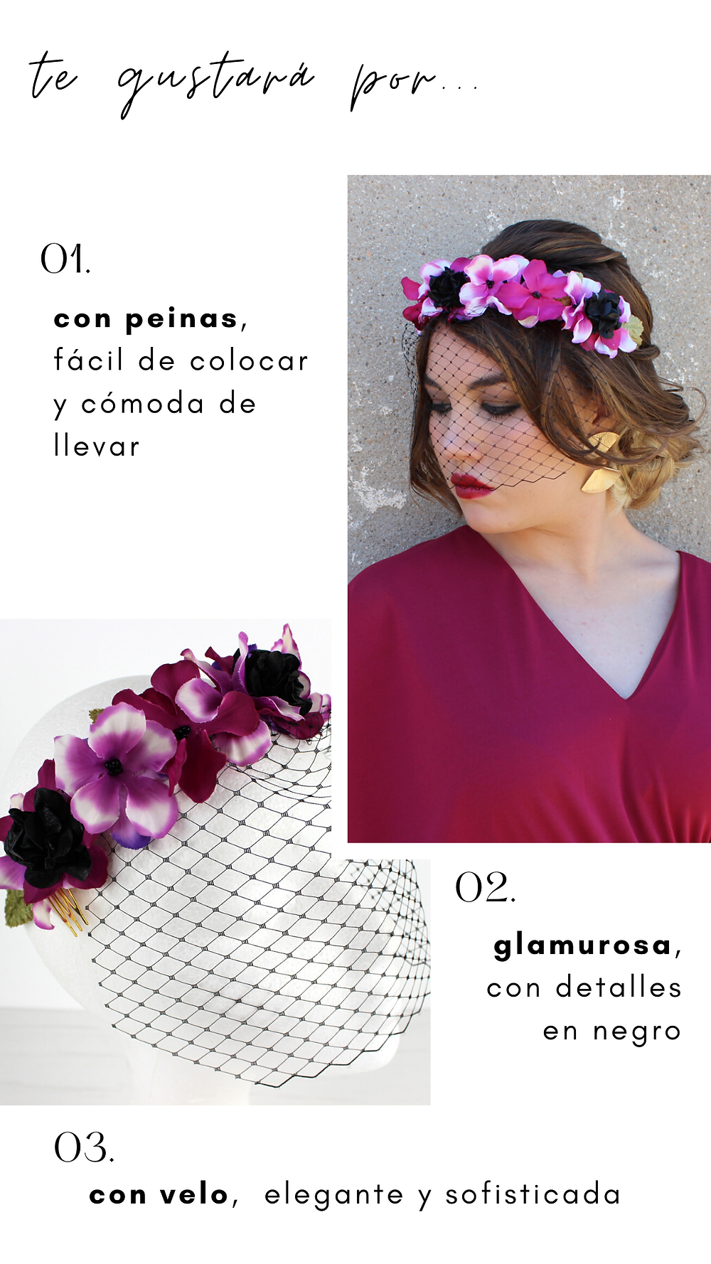 corona de flores anna