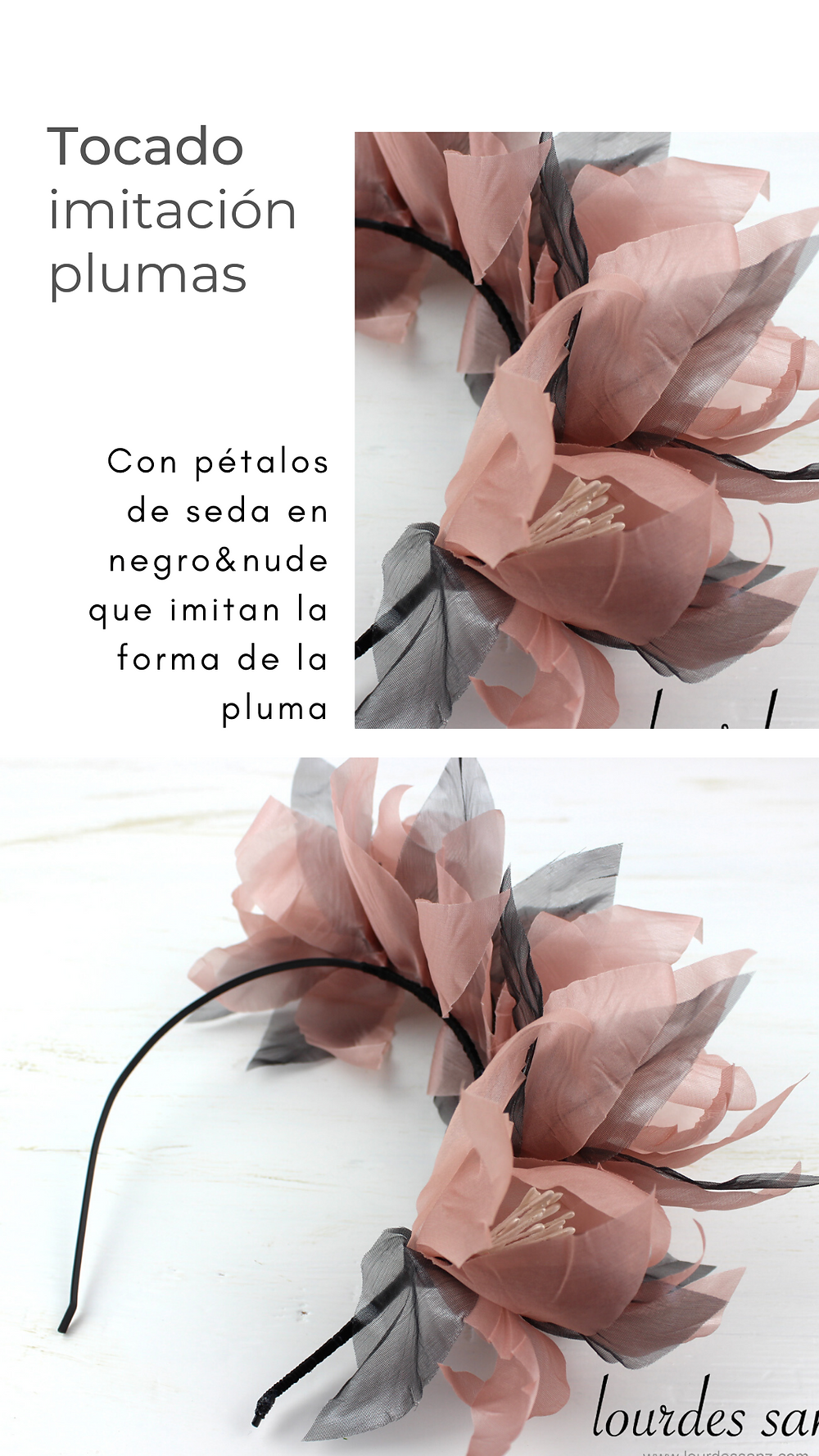 tocado de plumas