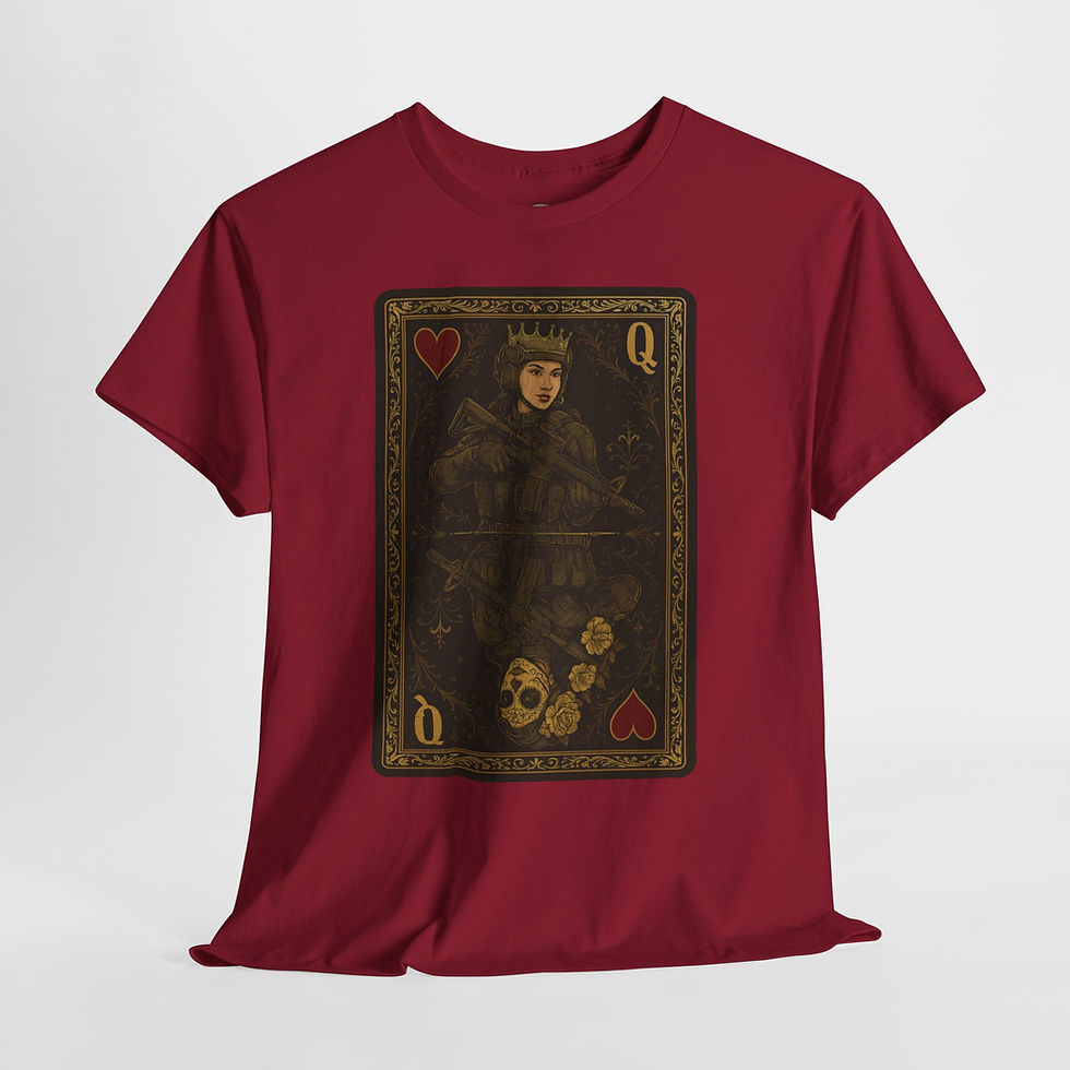 Thumbnail: "Queen of Hearts Tactical Edition" T-Shirt
