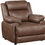 Thumbnail: 3 Piece sofa set with padded arms and upholstery in dark brown