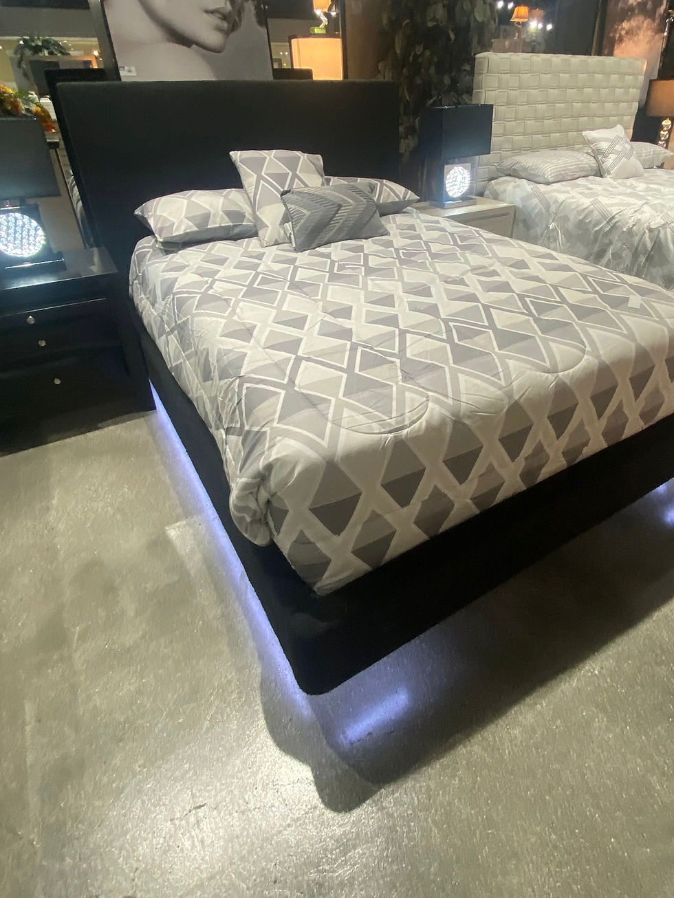 Thumbnail: Bed Frames Onsale $50 Down check all the pictures ask for details 
