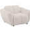 Thumbnail: Beige chenille 3 piece sofa set with extendable arms