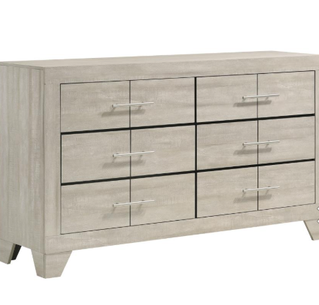 Thumbnail: 4 Piece bedroom set rustic cream