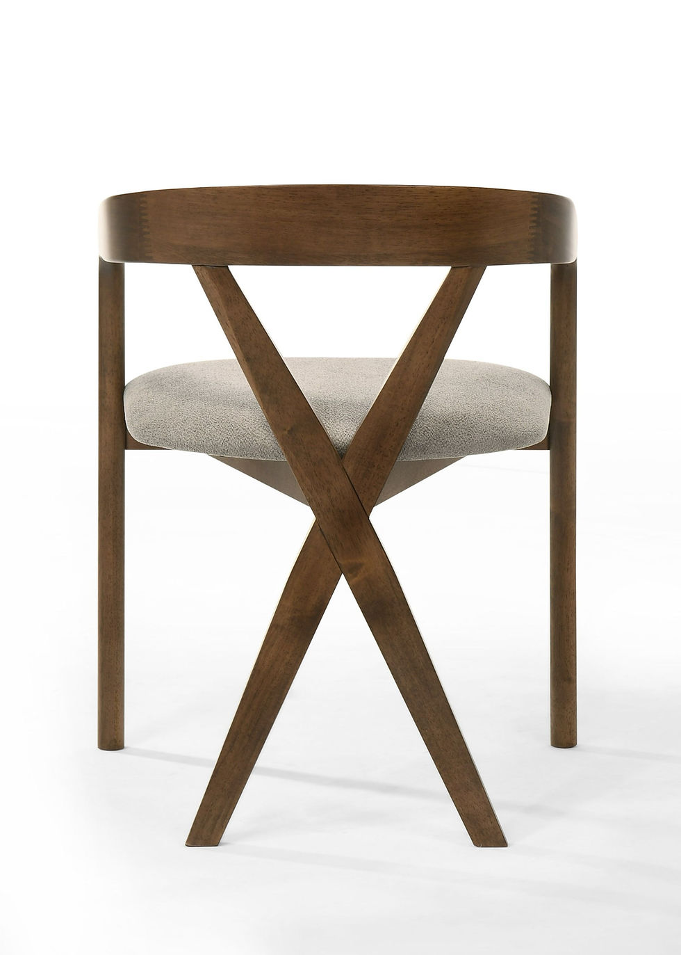 Thumbnail: Mid-Century Modern Marble + Walnut Dining Table Set