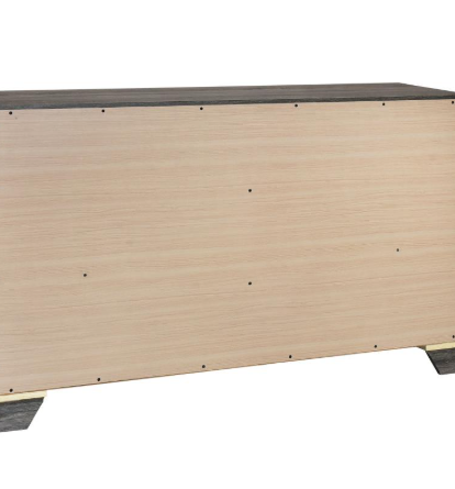 Thumbnail: 4 Piece bedroom set brown oak