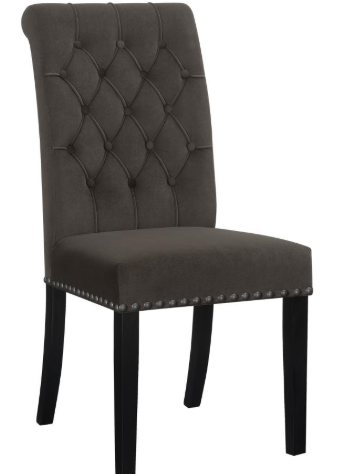 Thumbnail: 5 Piece dining set in gray, black and white