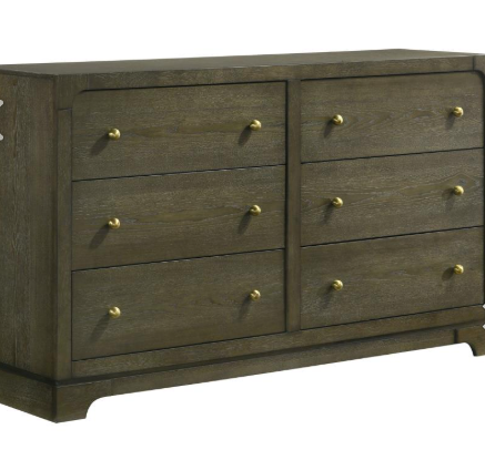 Thumbnail: 4 Piece bedroom set dark cocoa