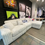 Thumbnail: White Grey Black Sectional 