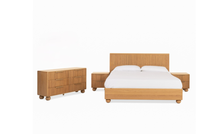 Thumbnail: Light Brown Bedroom Set