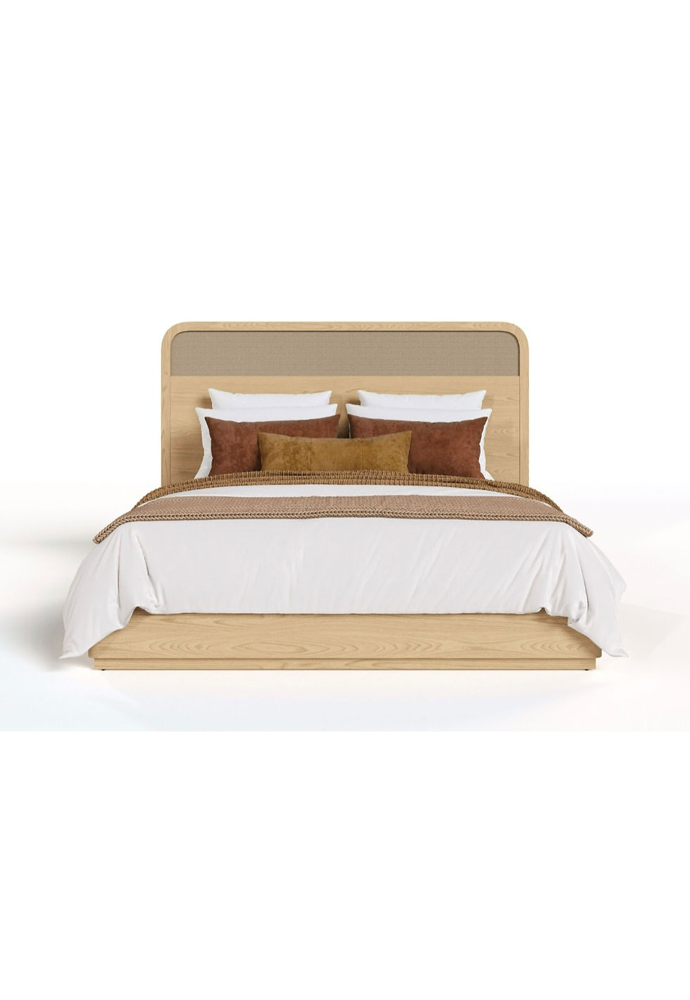 Thumbnail: 5 Piece light oak bedroom set