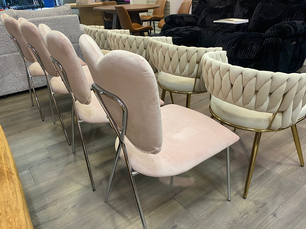 Thumbnail: Pink  Chairs Set Of 4  