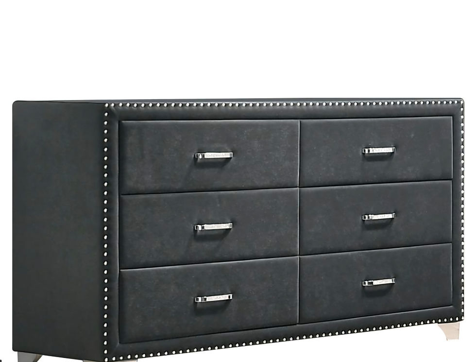 Thumbnail: 4 Piece queen bedroom set grey