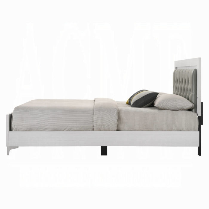 Thumbnail: White bed w/led
