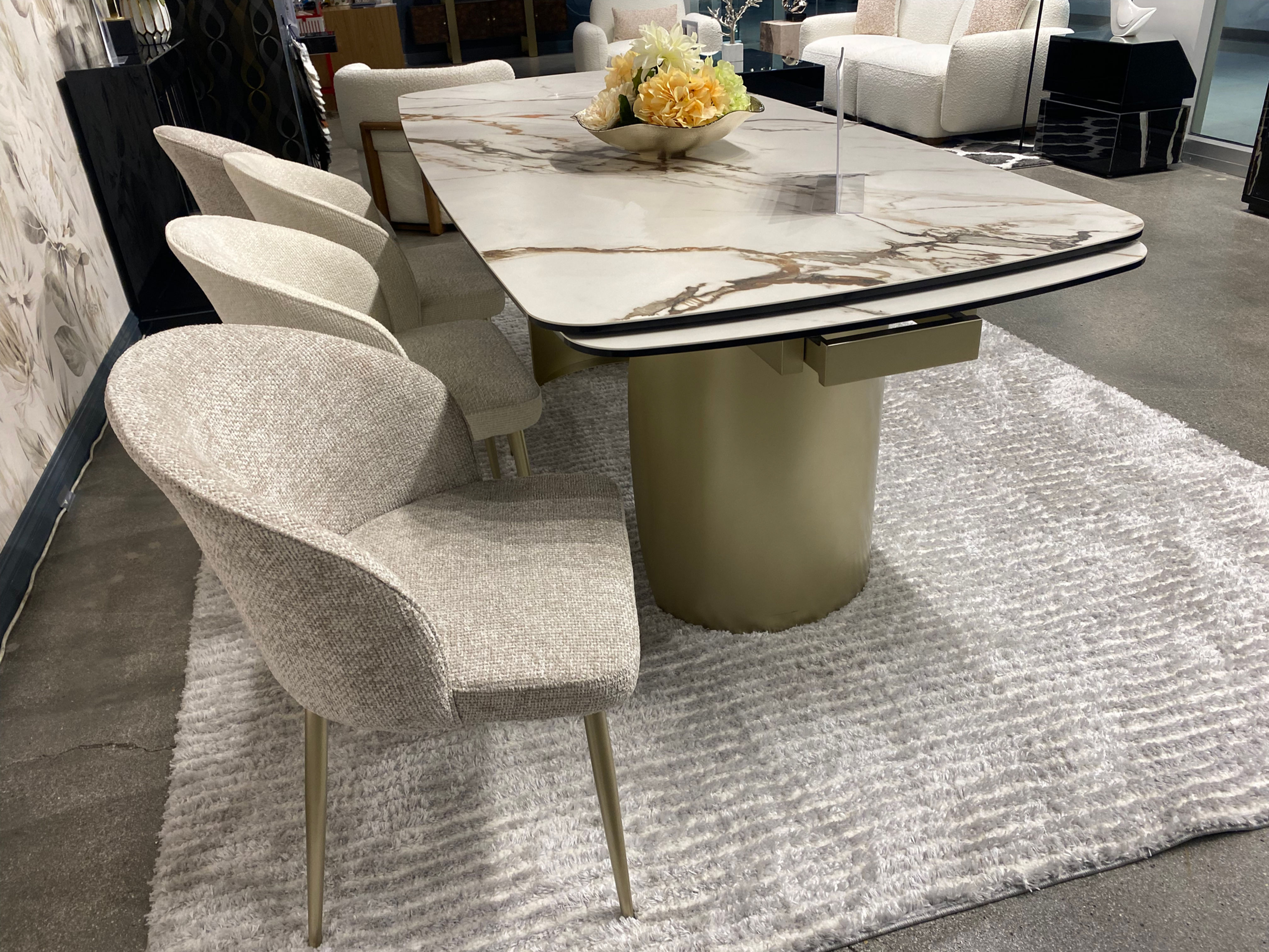 Luxury marble dining set $50 Down 