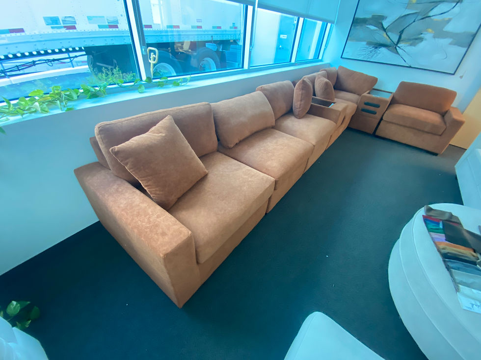 Thumbnail: 8Pcs Modular Sectional w/Storage/Bluetooth Speakers same day delivery 