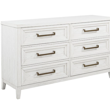 Thumbnail: 4 Piece bedroom set distressed white