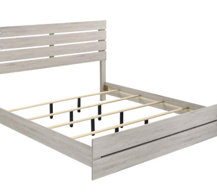 Thumbnail: 4 Piece bedroom set brown oak