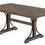 Thumbnail: 6 Piece dining set with bench in brown and beige wood