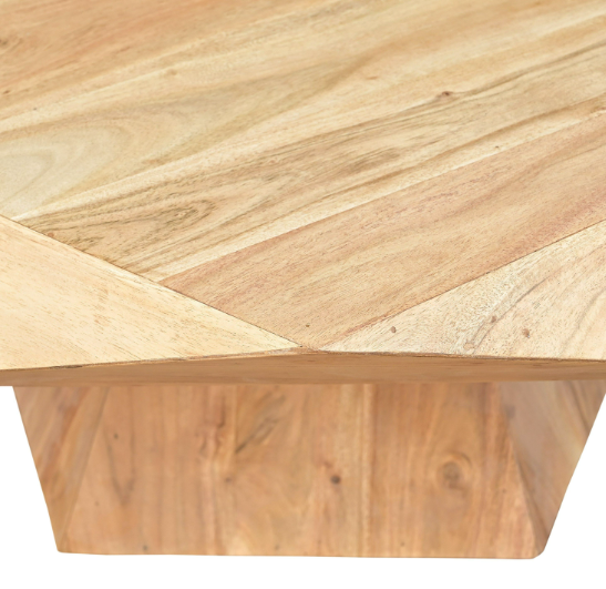 Thumbnail: Pentagonal acacia coffee table