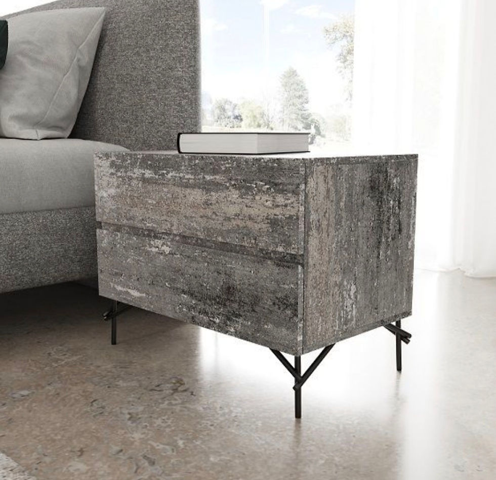 Thumbnail: 3 Piece gray bedroom set