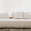 Thumbnail: Contemporary fabric sofa in white