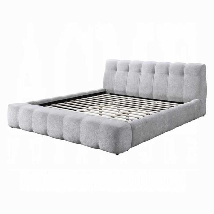 Thumbnail: Light gray bed