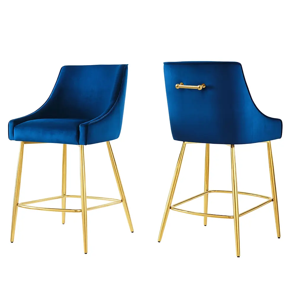 Thumbnail: Counter stools set of 2 in green