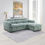 Thumbnail: Light Green Chenille Sectional 