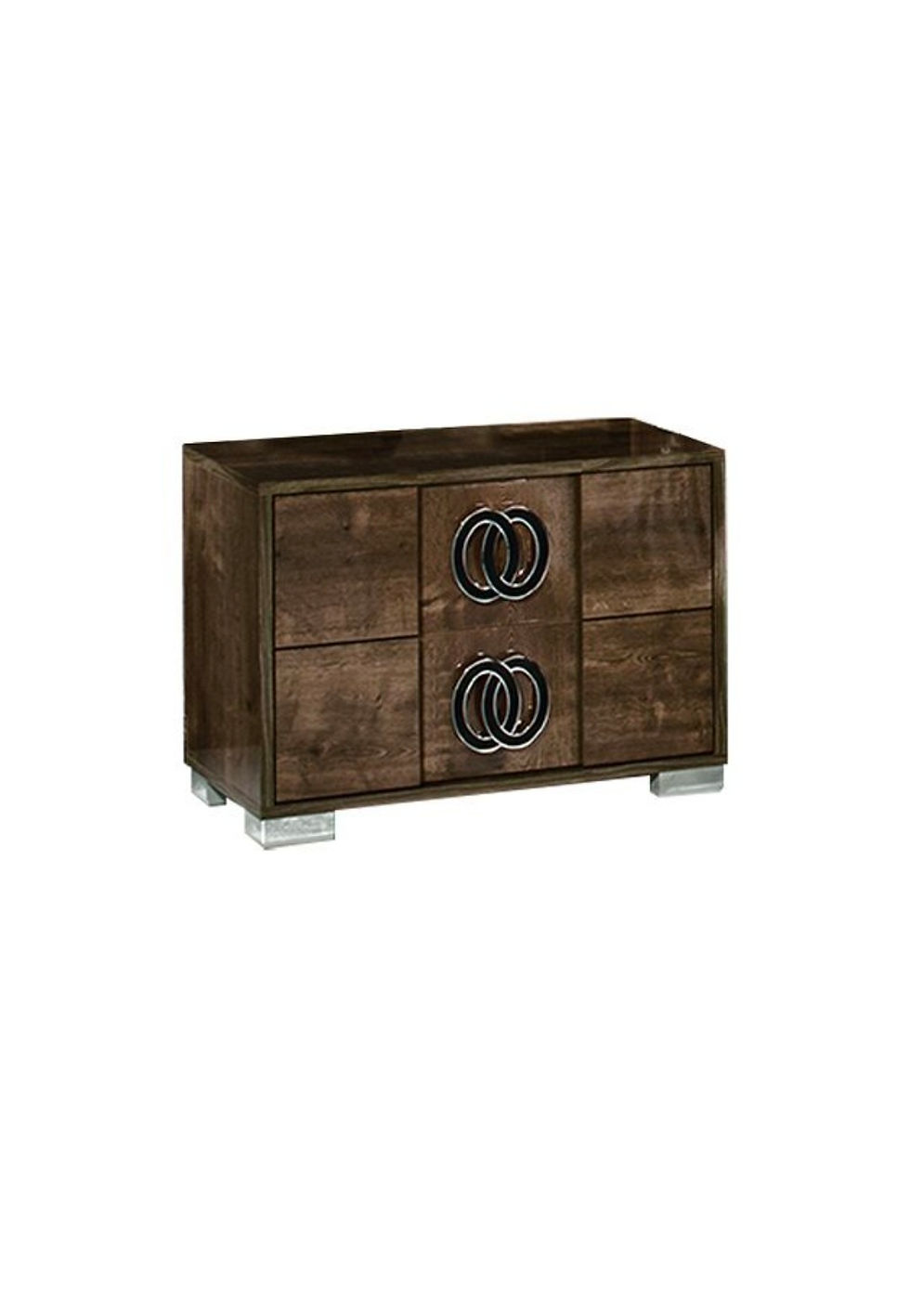 Thumbnail: Beige and brown 4 piece bedroom set