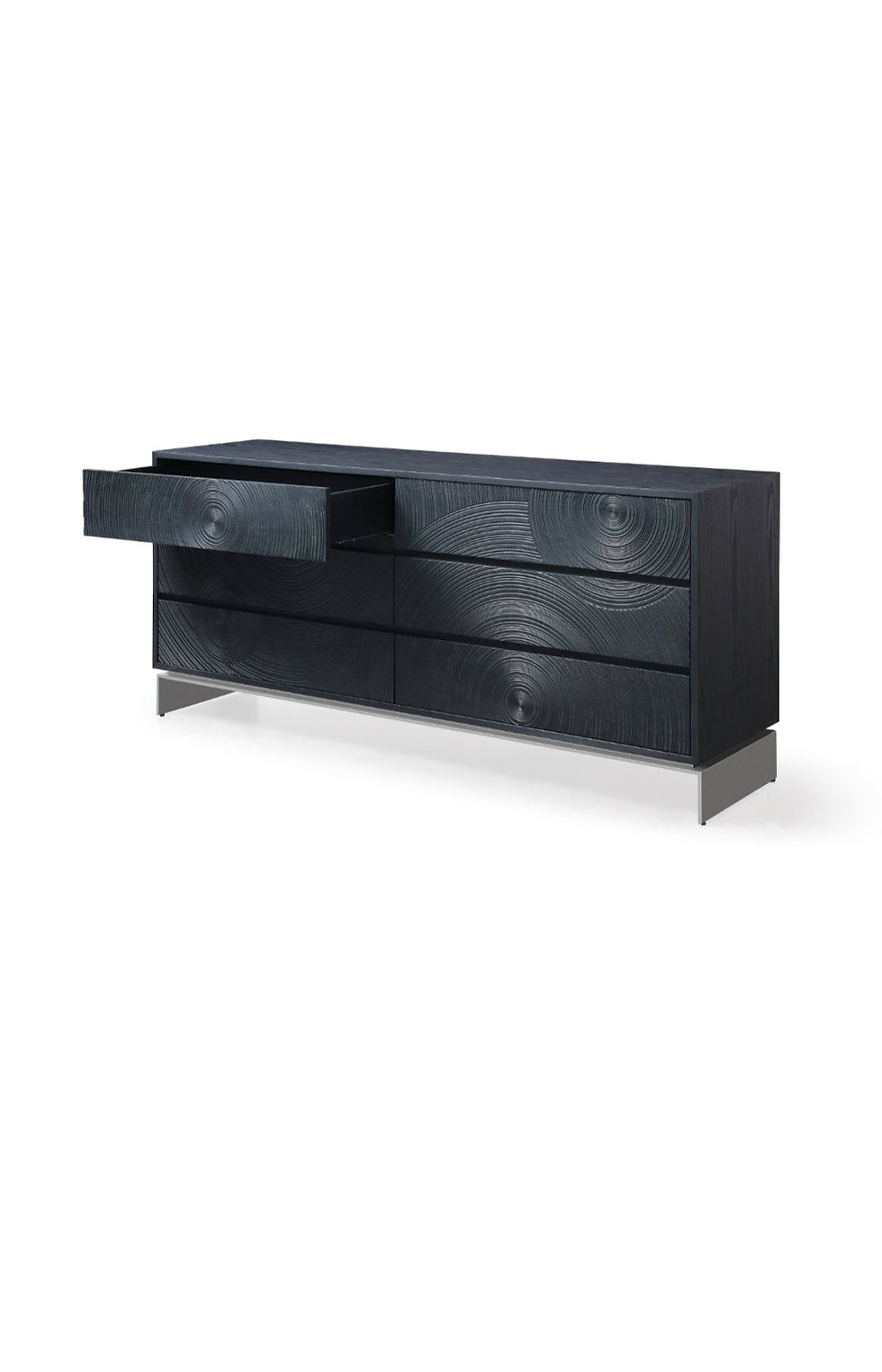 Thumbnail: 4 Piece black bedroom set
