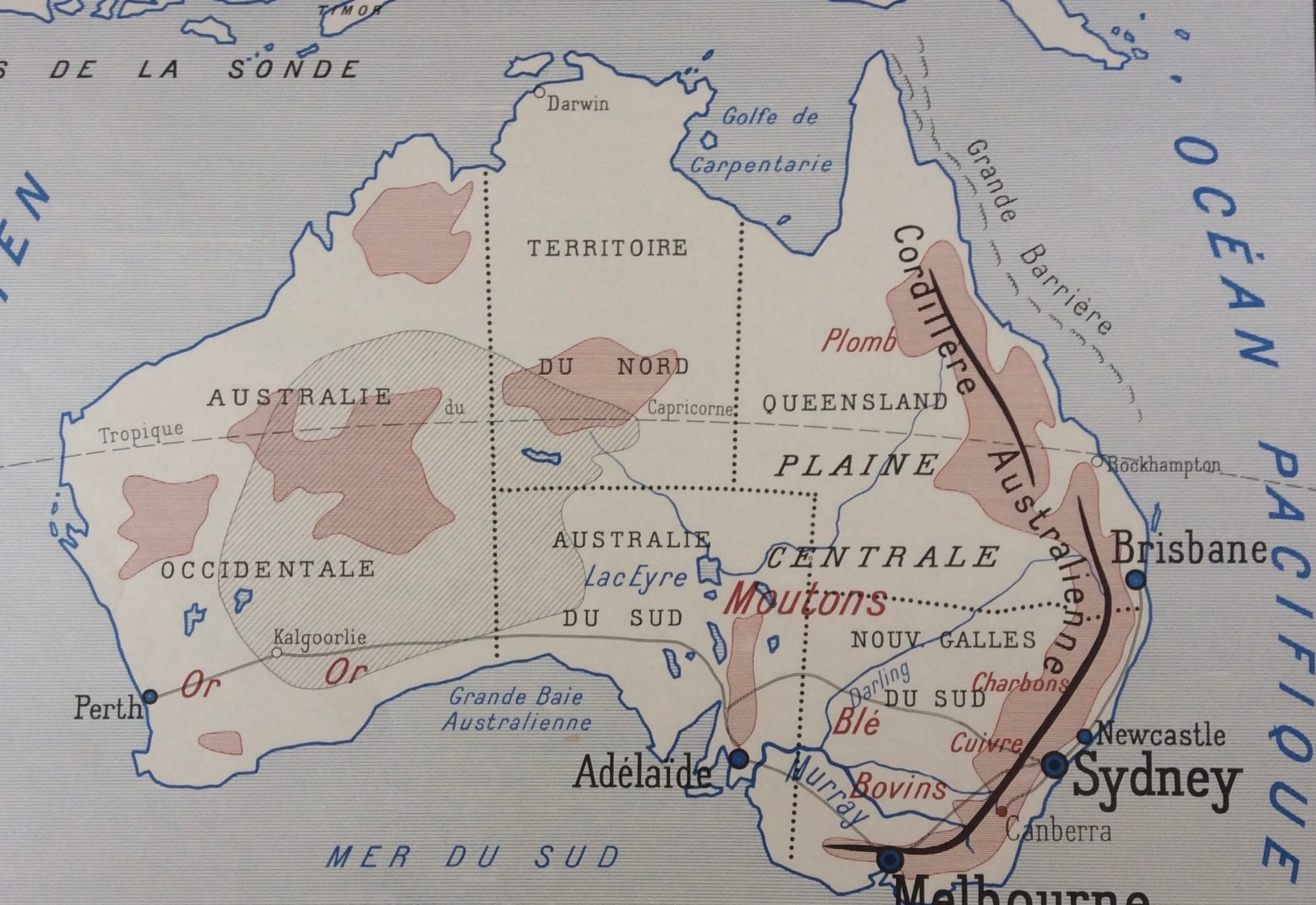 affiche scolaire Australie