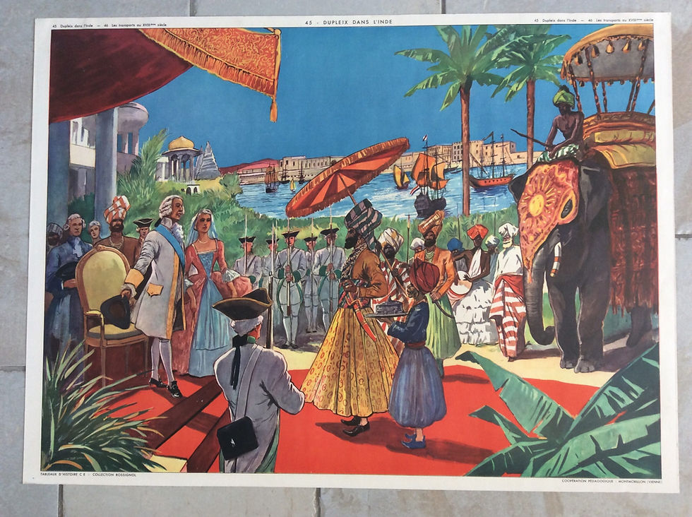 Miniature : Affiche scolaire Dupleix dans l’Inde