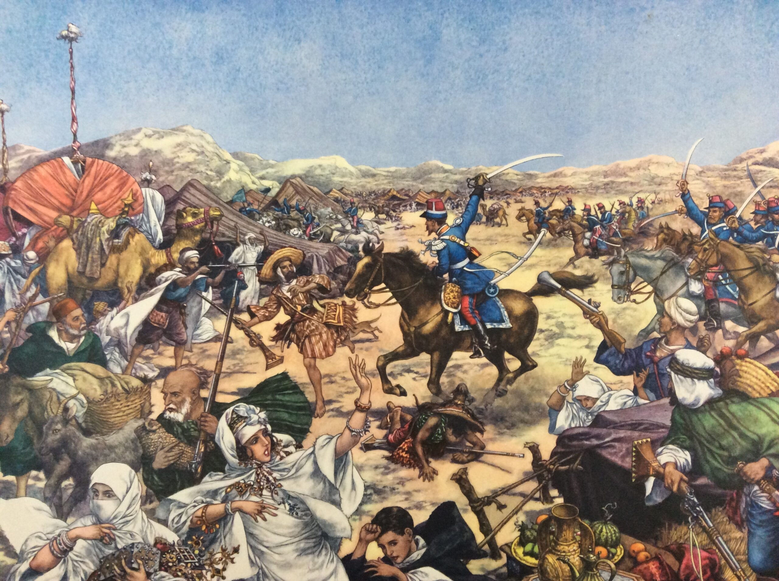 Affiche scolaire prise de la smala d’Abd el Kader