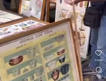 Braderie de Lille 2025 affiches et cartes scolaires Vidal Lablache