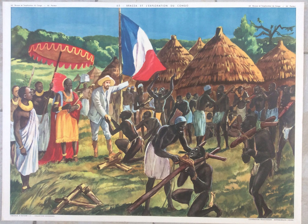 Affiche scolaire Brazza et l’exploration du Congo