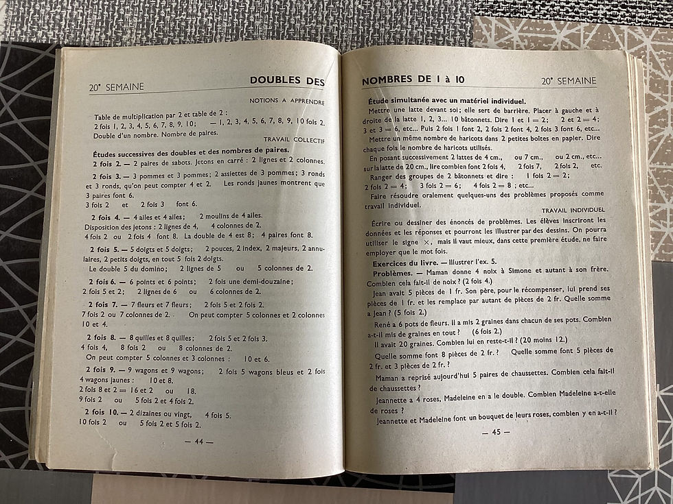 Miniature : LIVRE SCOLAIRE POUR APPRENDRE LES NOMBRES