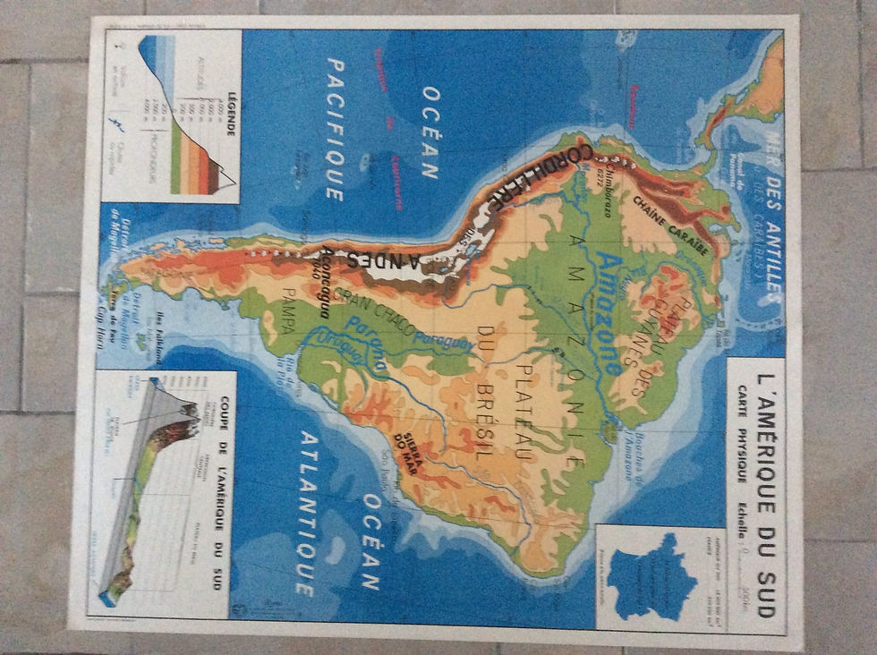 Miniature : Affiche scolaire Amérique du Sud