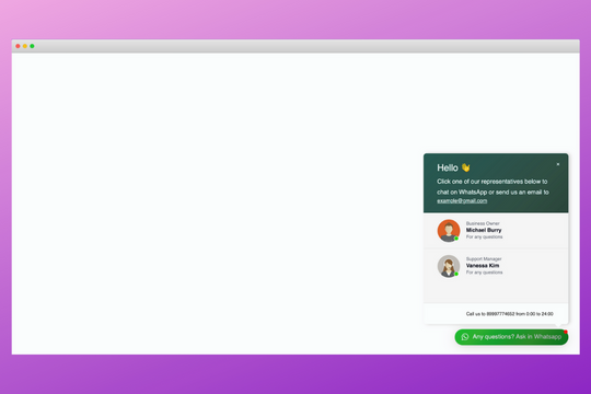 WhatsApp banner